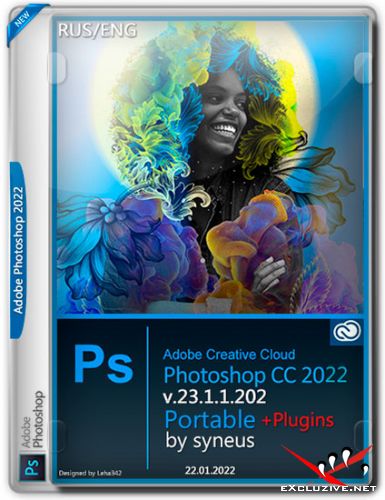 Adobe Photoshop 2022 v.23.1.1.202 + Plugins Portable by syneus (RUS/ENG/2022)