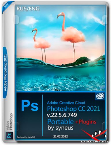 Adobe Photoshop 2021 v.22.5.6.749 Portable + Plugins by syneus (RUS/ENG/2022)