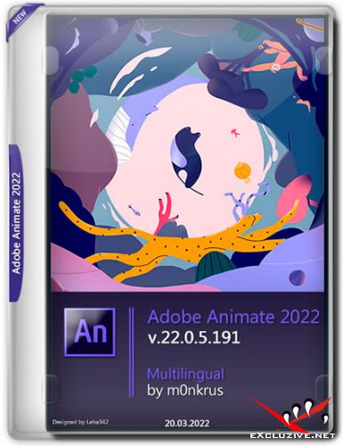 Adobe Animate 2022 v.22.0.5.191 Multilingual by m0nkrus (2022)