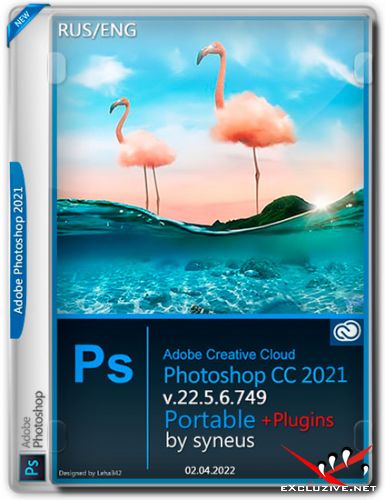 Adobe Photoshop 2021 v.22.5.6.749 Portable + Plugins by syneus (RUS/ENG/2022)