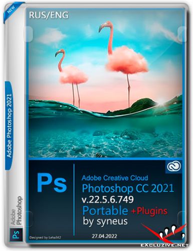 Adobe Photoshop 2021 v.22.5.6.749 Portable + Plugins by syneus (RUS/ENG/2022)