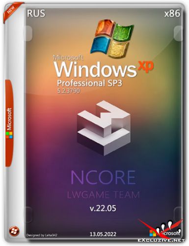 Windows XP Professional SP3 x86 nCore v.22.05 (RUS/2022)