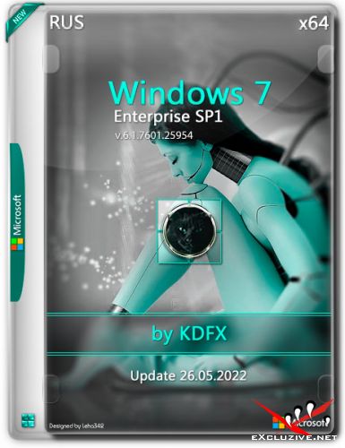 Windows 7 Enterprise SP1 x64 Update 26.05.2022 by KDFX (RUS)