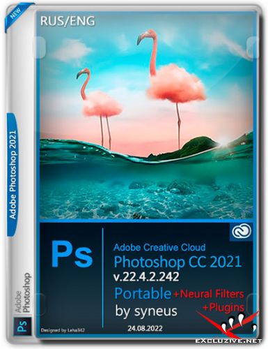 Adobe Photoshop 2021 v.22.4.2.242 Portable + Plugins + Neural Filters by syneus (RUS/ENG/2022)